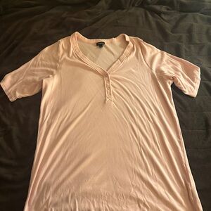 Torrid Soft Pink Ribbed Top